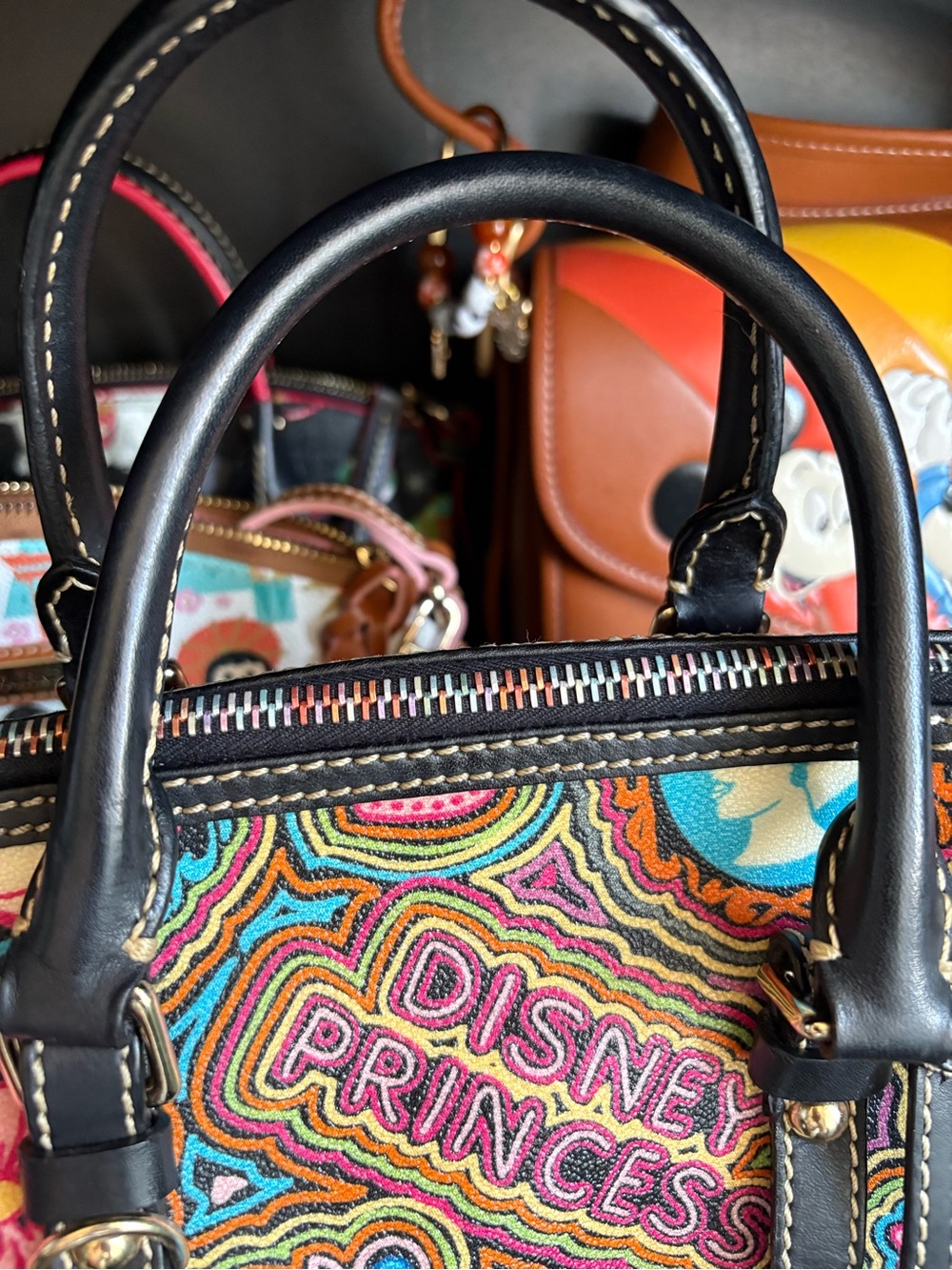 Dooney & Bourke Disney Princess Multicolor Satchel - Picture 6 of 11